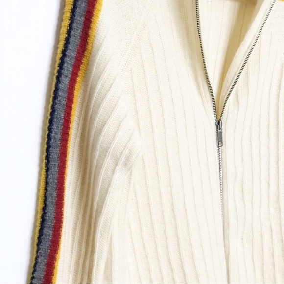 Guess Zipfront, ribbed sweater, striped sweater - Picture 4 of 9